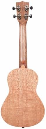 Natural satin 4 string concert ukulele — photo 4