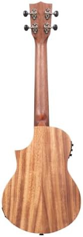 Teak tri top tenor cutaway ukulele — photo 4