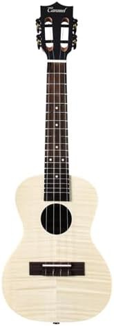 Glossy flame maple soprano ukulele