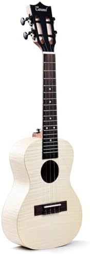 Glossy flame maple soprano ukulele — photo 3