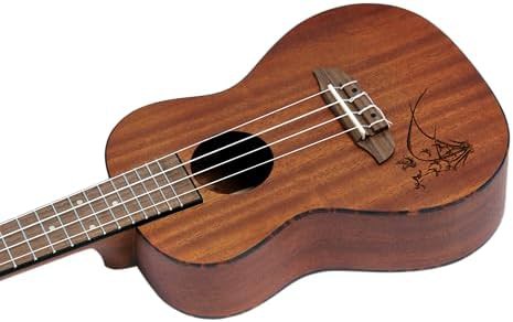 Left Handed Sapele Concert Ukulele — photo 3