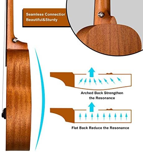 Concert mahogany ukulele kit natural matt — photo 5