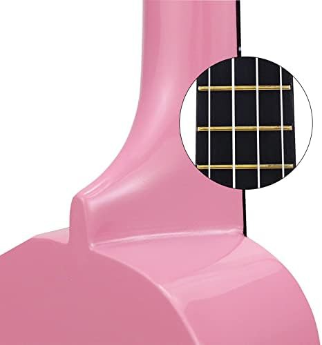 Pink Soprano Beginner Wood Ukulele — photo 4