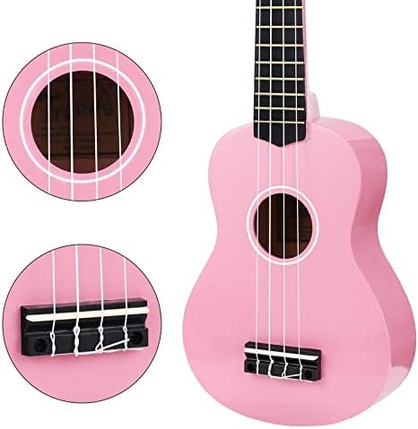 Pink Soprano Beginner Wood Ukulele — photo 5