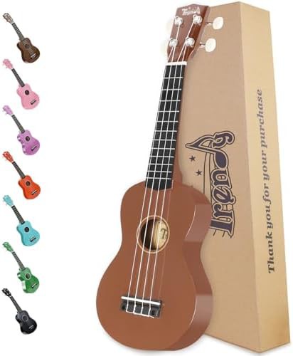 Brown Soprano Starter Wooden Ukulele