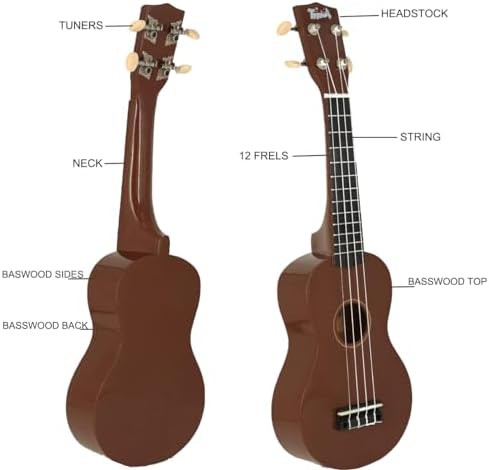 Brown Soprano Starter Wooden Ukulele — photo 3