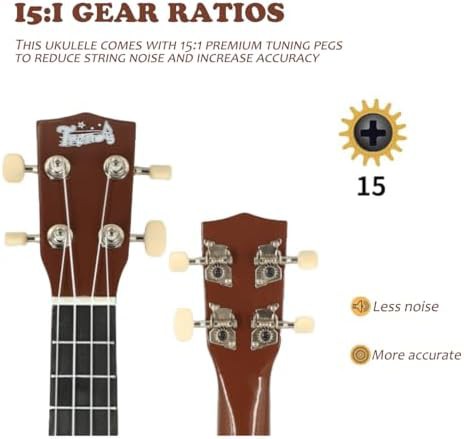 Brown Soprano Starter Wooden Ukulele — photo 4