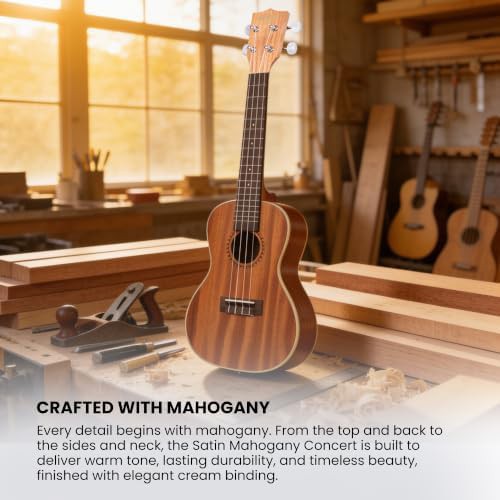Satin mahogany tenor ukulele — photo 5