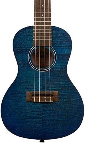 Blue exotic mahogany concert ukulele
