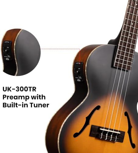 Archtop Tenor Acoustic Electric Tobacco Burst — photo 4