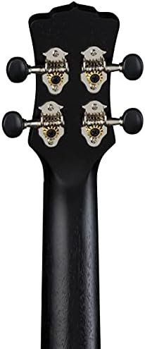 Vintage mahogany concert ukulele black satin — photo 5