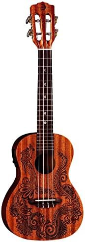 Henna dragon concert ukulele with preamp