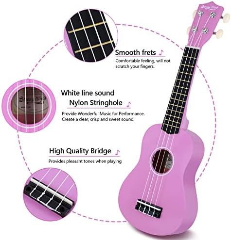 Purple Soprano Basswood Starter Ukulele — photo 4