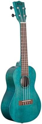 Blue Stained Meranti Soprano Ukulele