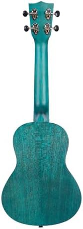 Blue Stained Meranti Soprano Ukulele — photo 3
