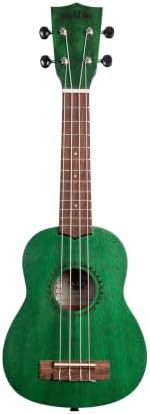 Fern green modern meranti soprano ukulele