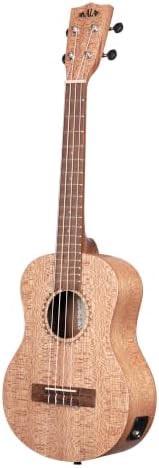 Burled meranti tenor acoustic electric ukulele — photo 4