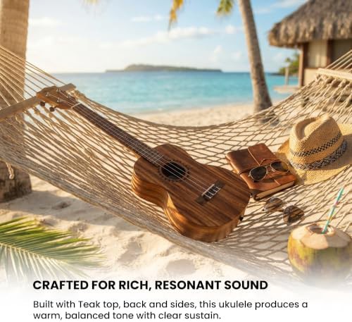 Teak Wood Tenor Satin Ukulele — photo 5