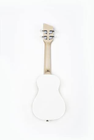 White Wood Soprano Ukulele for Kids — photo 3