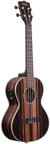 Striped ebony tenor acoustic electric brown — photo 3