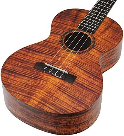 Artist elite baritone ukulele photo flame koa — photo 3