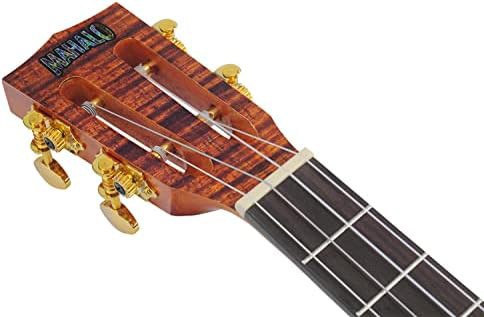 Artist elite baritone ukulele photo flame koa — photo 5