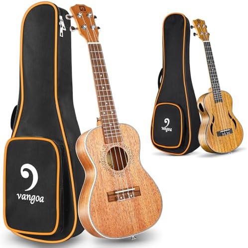 Tenor and concert wood ukulele bundle