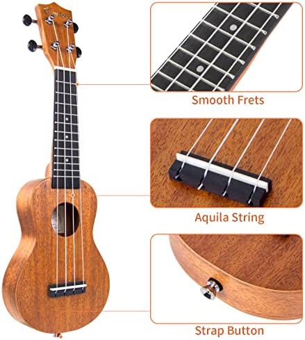 Soprano Mahogany Mini Travel Pocket Ukulele — photo 5
