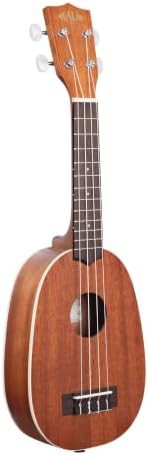 Mahogany pineapple soprano ukulele model — photo 3