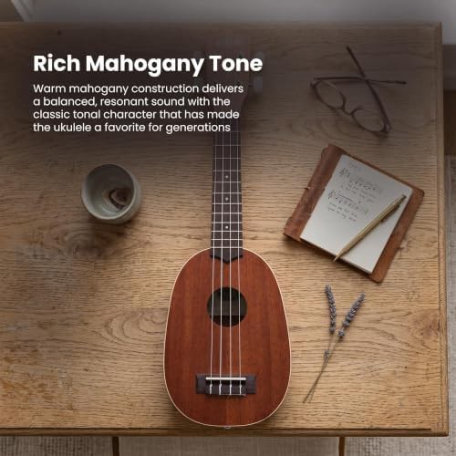 Mahogany pineapple soprano ukulele model — photo 5