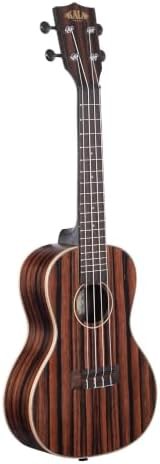 Striped ebony concert ukulele brown — photo 3