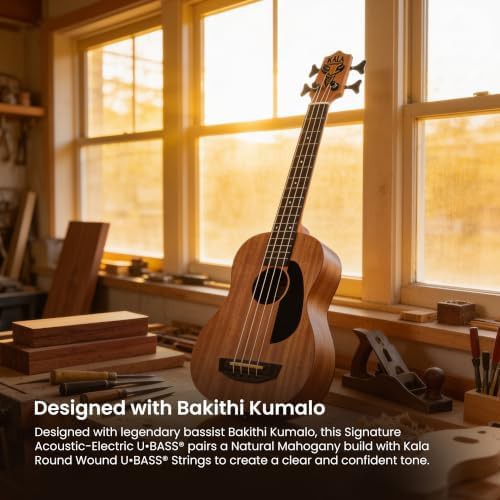 Bakithi Kumalo signature fretted acoustic electric u bass — photo 5
