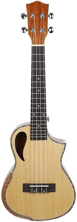 Spruce top cutaway arm guard 23 inch ukulele