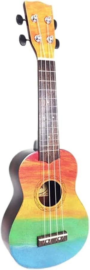 Painted soprano ukulele for starter kids
