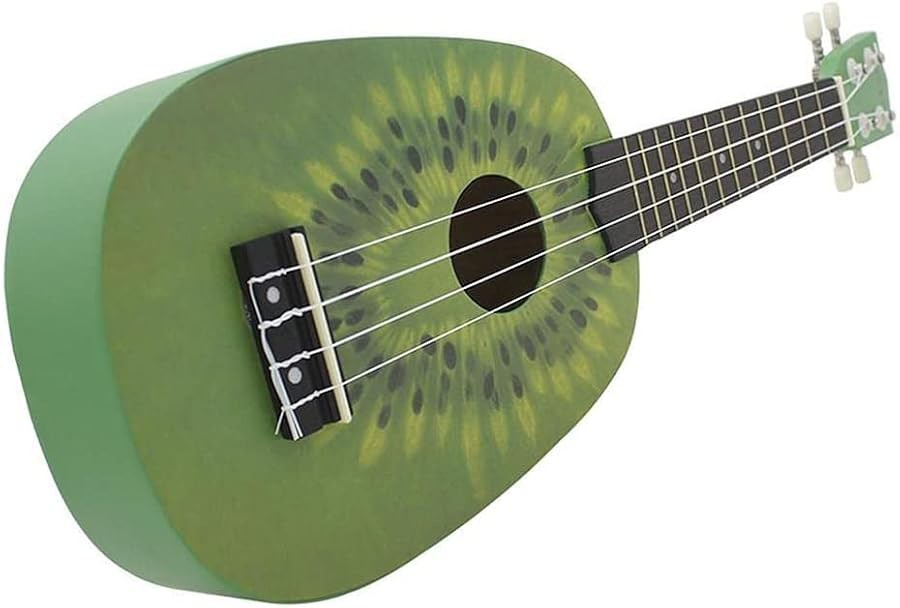 Kiwi shape carved beginner concert ukulele — photo 3
