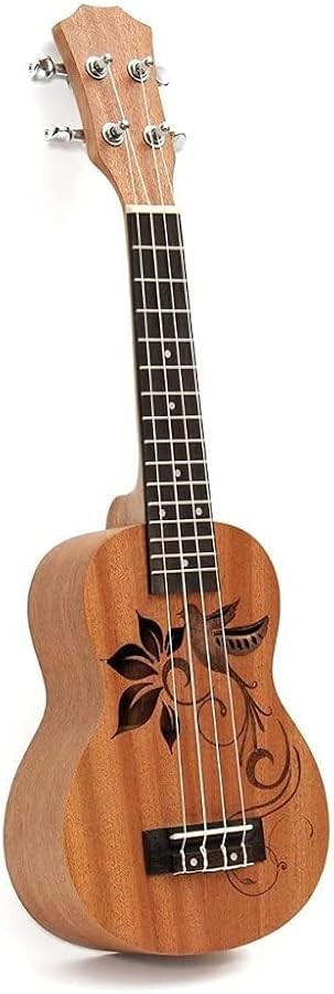 Mahogany bird pattern concert ukulele 21 inch — photo 4