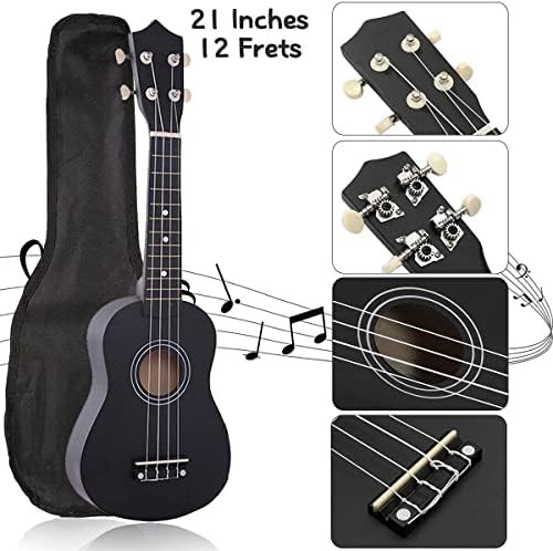 Pink soprano ukulele for beginners 21 inch — photo 4
