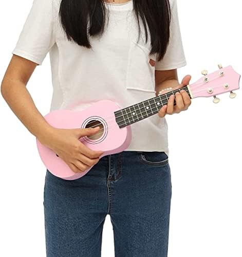 Pink soprano ukulele for beginners 21 inch — photo 5