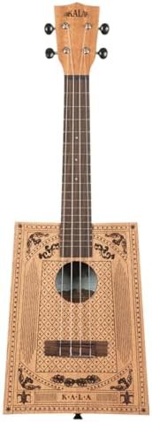 Art deco cigar box concert ukulele with bag — photo 5