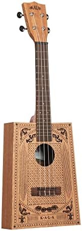 Victorian cigar box concert ukulele with bag