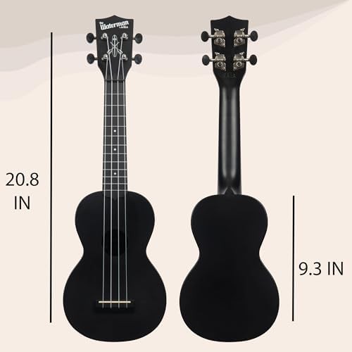 Black waterman travel soprano ukulele — photo 4