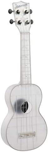 Frosted glass four string soprano ukulele