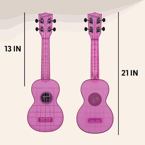 Amethyst purple sea glass soprano ukulele — photo 5