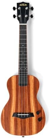 Solid acacia tenor ukulele in natural finish