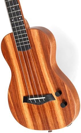 Solid acacia tenor ukulele in natural finish — photo 3