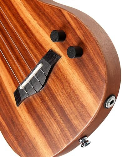 Solid acacia tenor ukulele in natural finish — photo 5