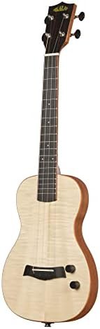 Natural acacia solid body tenor ukulele — photo 4