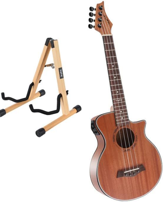 Electric Concert Sapele Ukulele with Stand