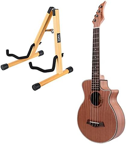 Tenor Sapele Ukulele with Foldable Stand
