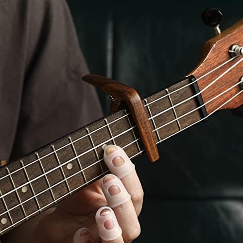 Walnut Finish Capo with Felt Picks — photo 4